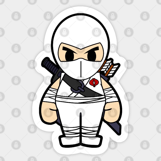 white storm chibi Sticker by mighty corps studio